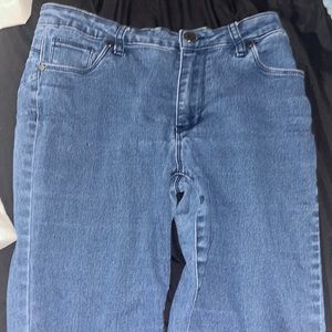 mid waist jeans